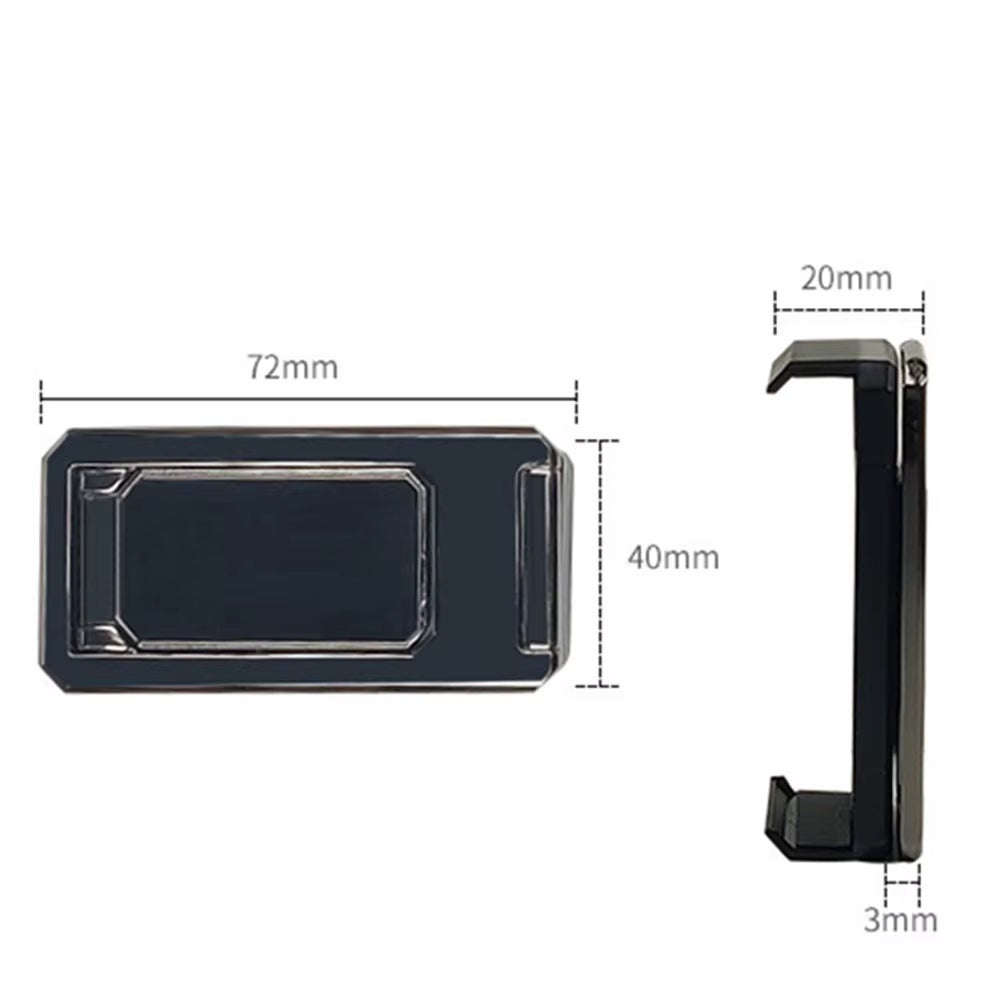 Back Fixed Clip Foldable Phone Holder Magnetic Metal Phone Support 360° Rotated Adjustable Desktop Phone Bracket for Travel